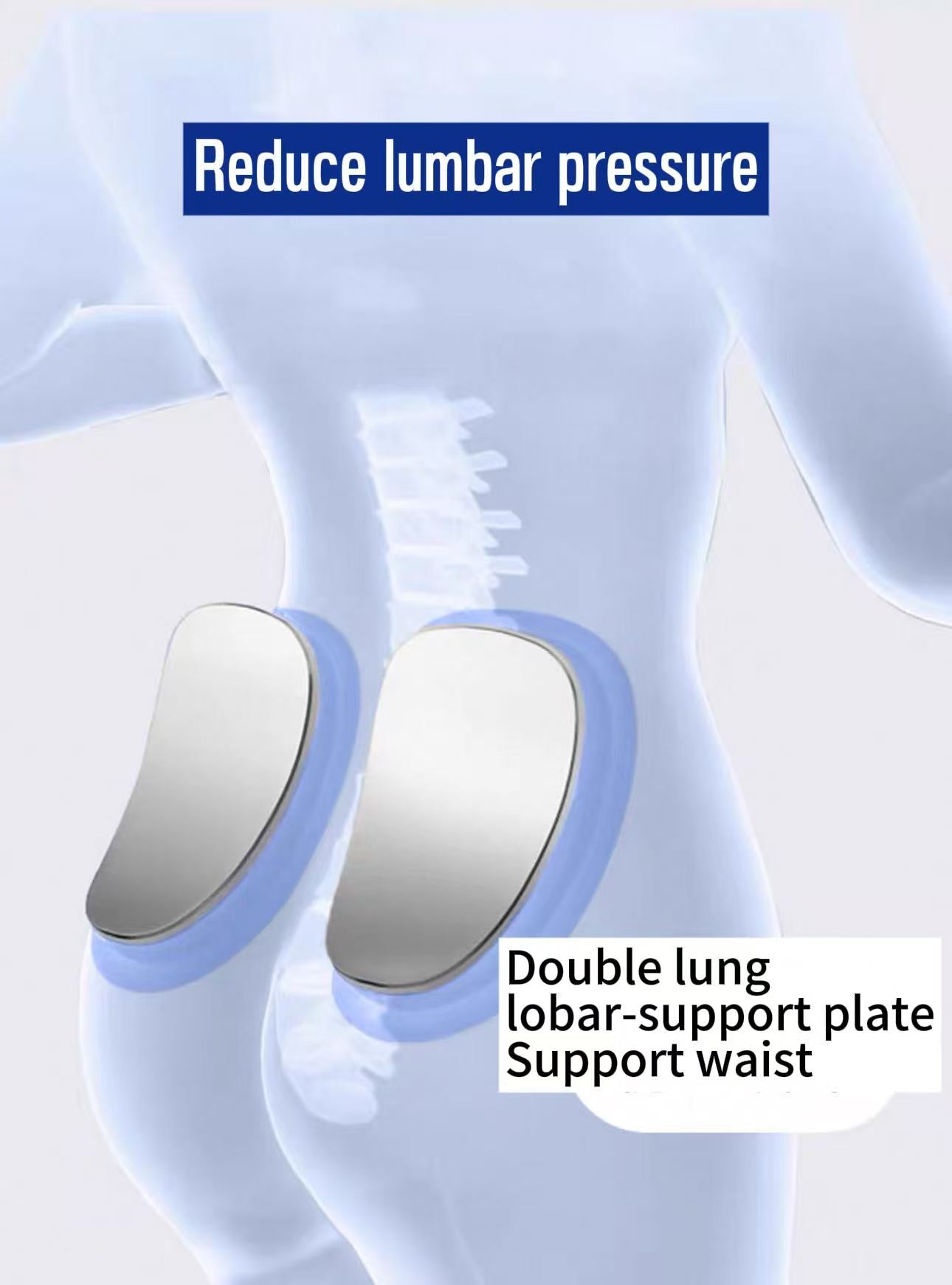 Waist trimmer exercise belts grey and blue