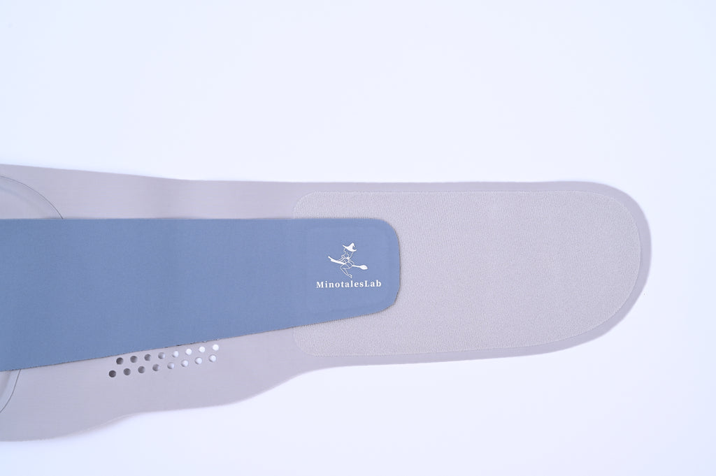 Waist trimmer exercise belts grey and blue