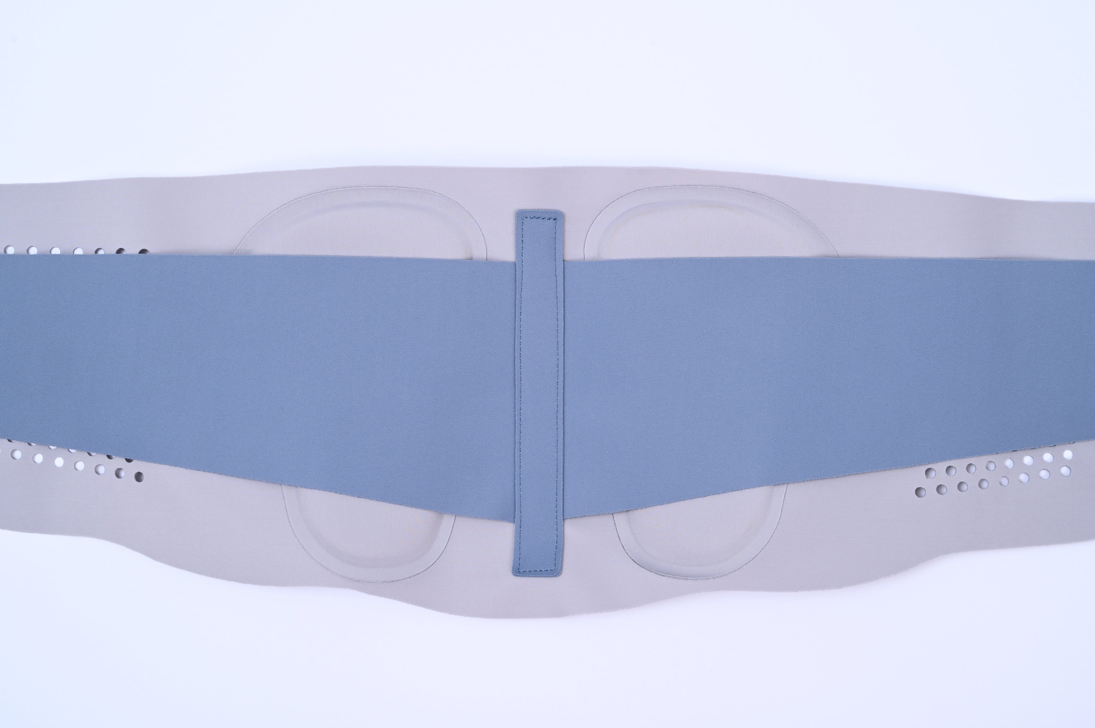 Waist trimmer exercise belts grey and blue