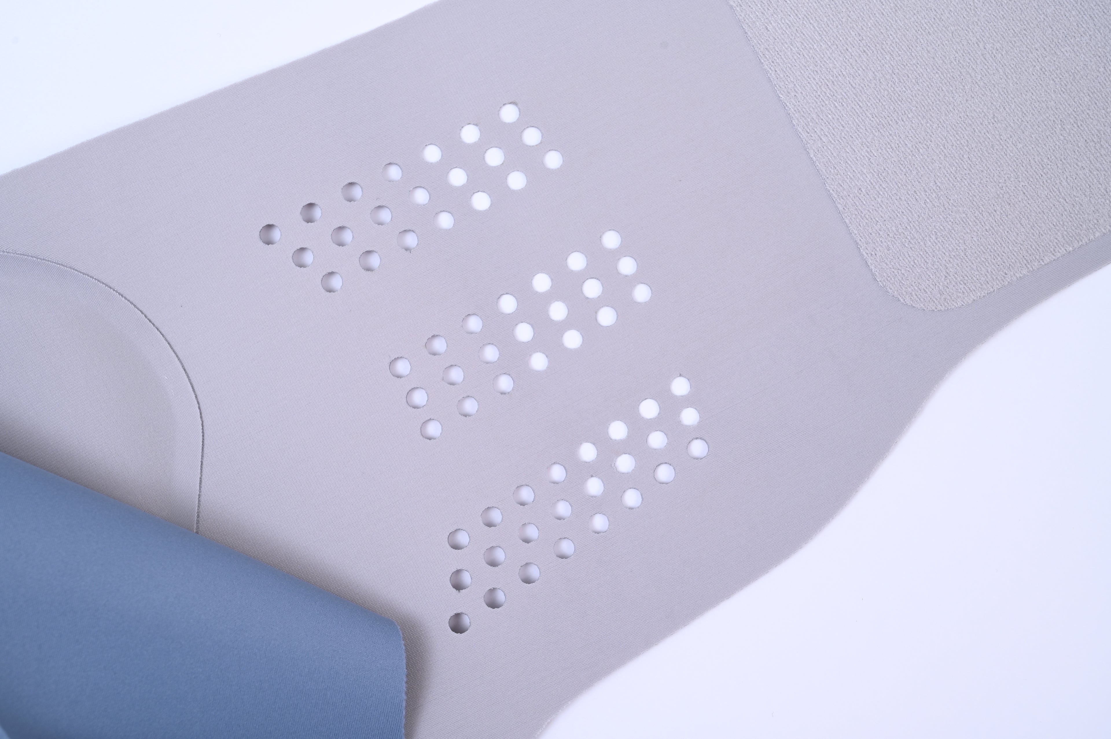 Waist trimmer exercise belts grey and blue